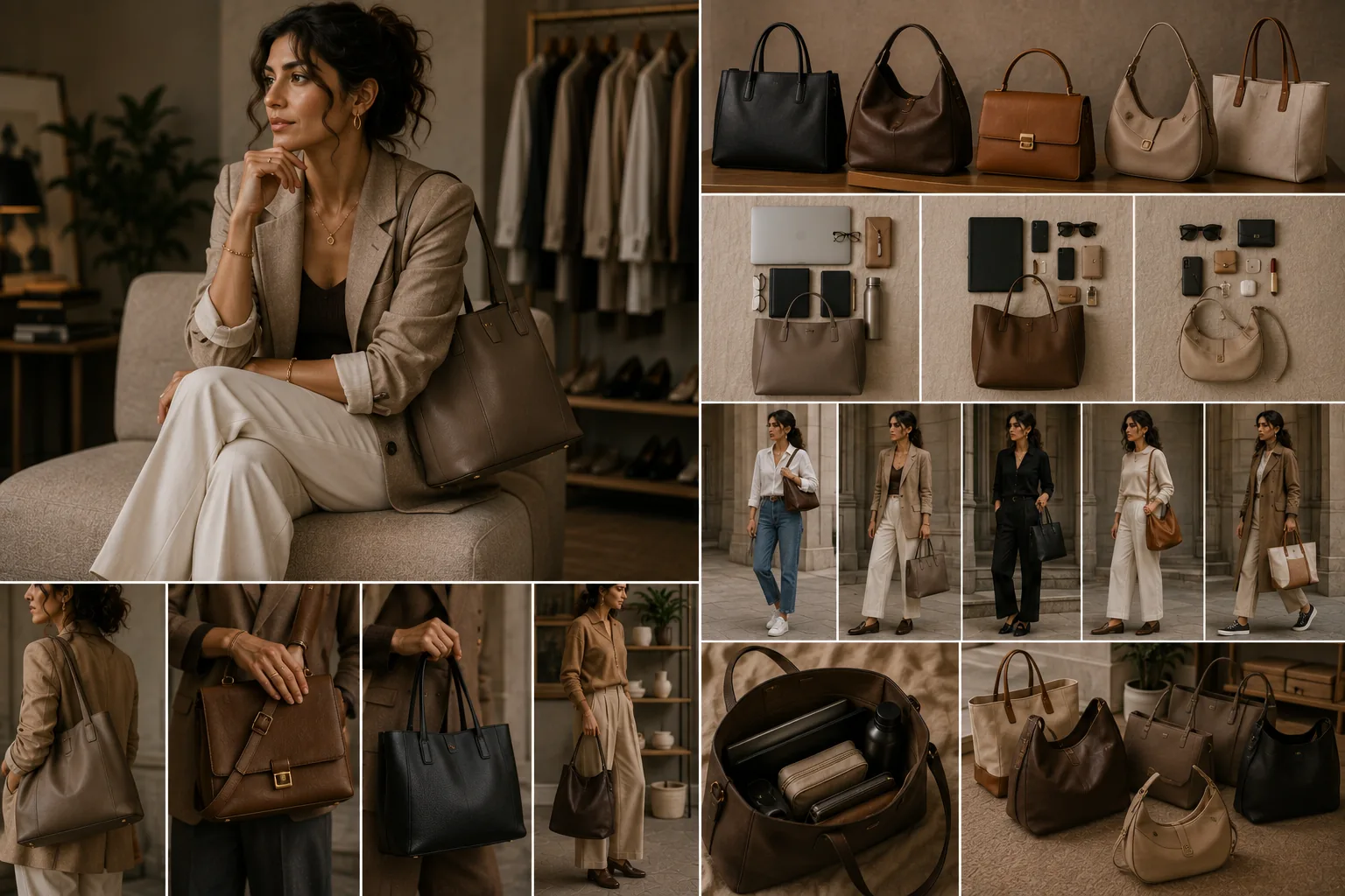 How do I choose a bag that works with my outfits