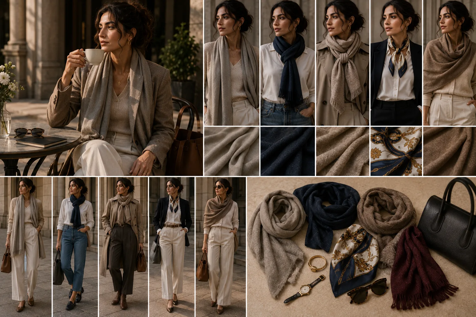 How do I style a scarf