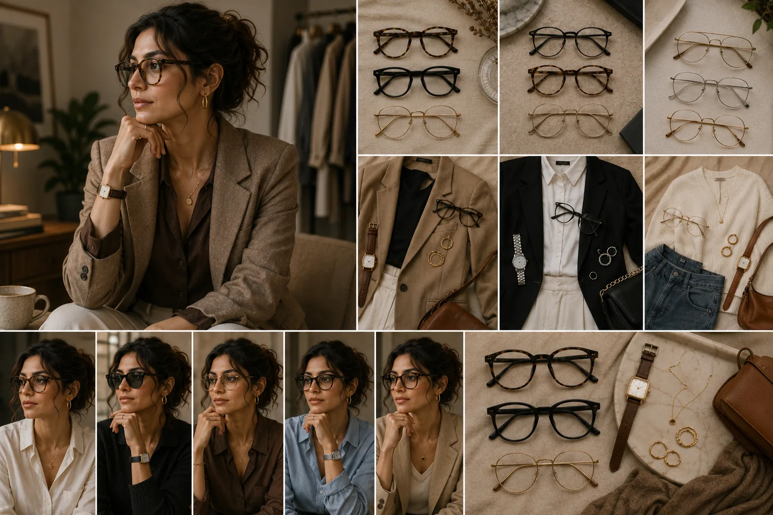 How do I build outfits around my glasses