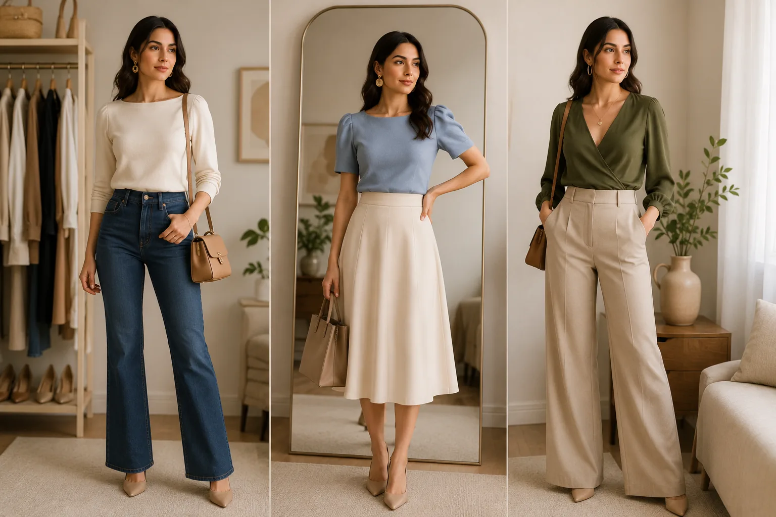 What flatters a pear-shaped body