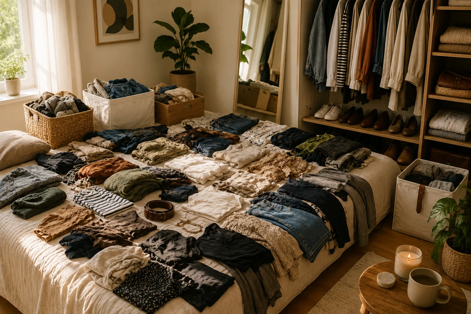 How do I declutter my wardrobe without regret