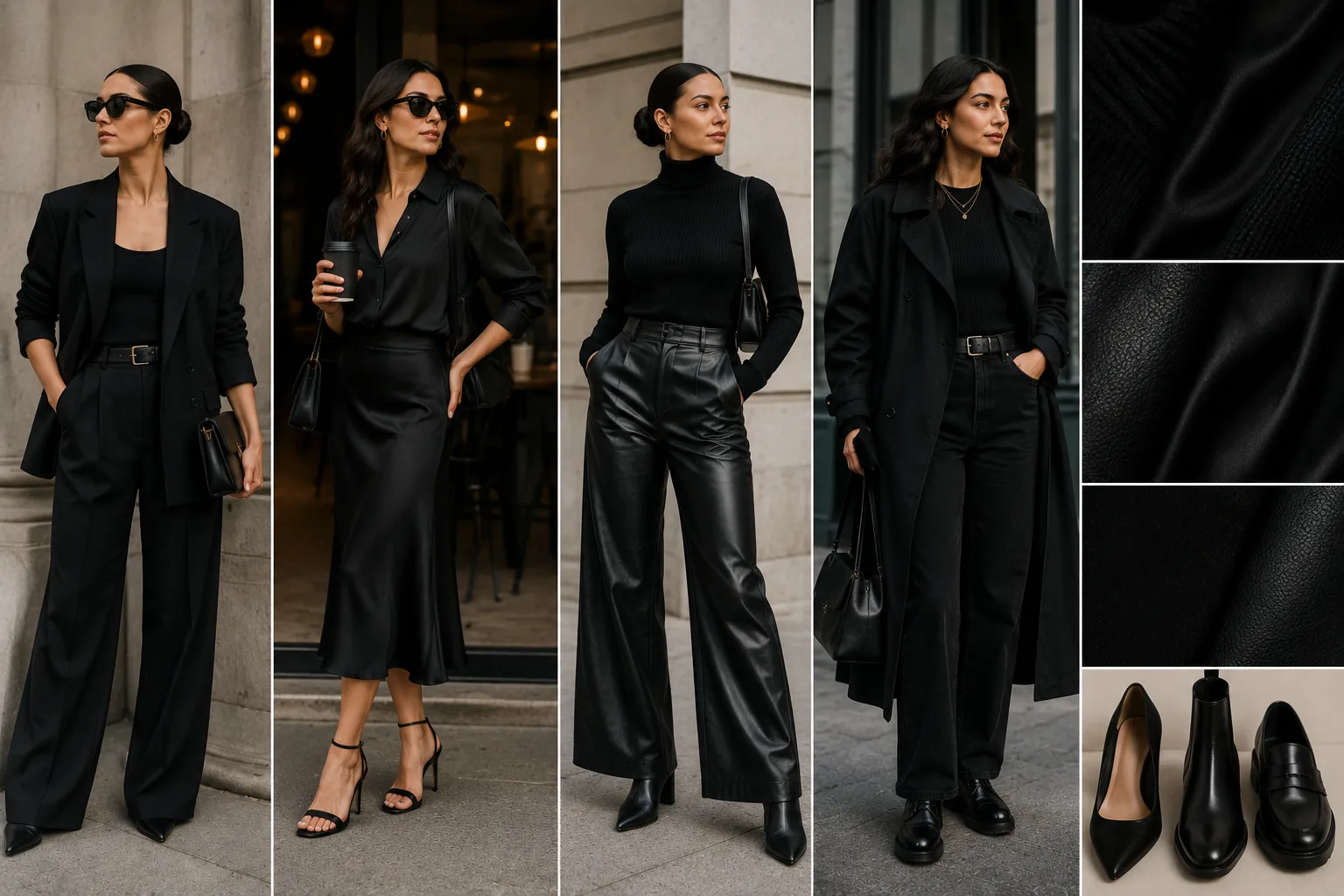 Is wearing all black stylish or lazy