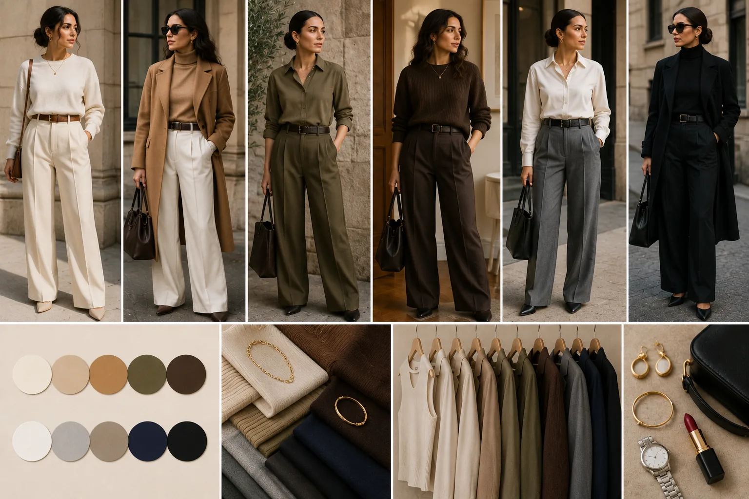 How do I build outfits around neutrals