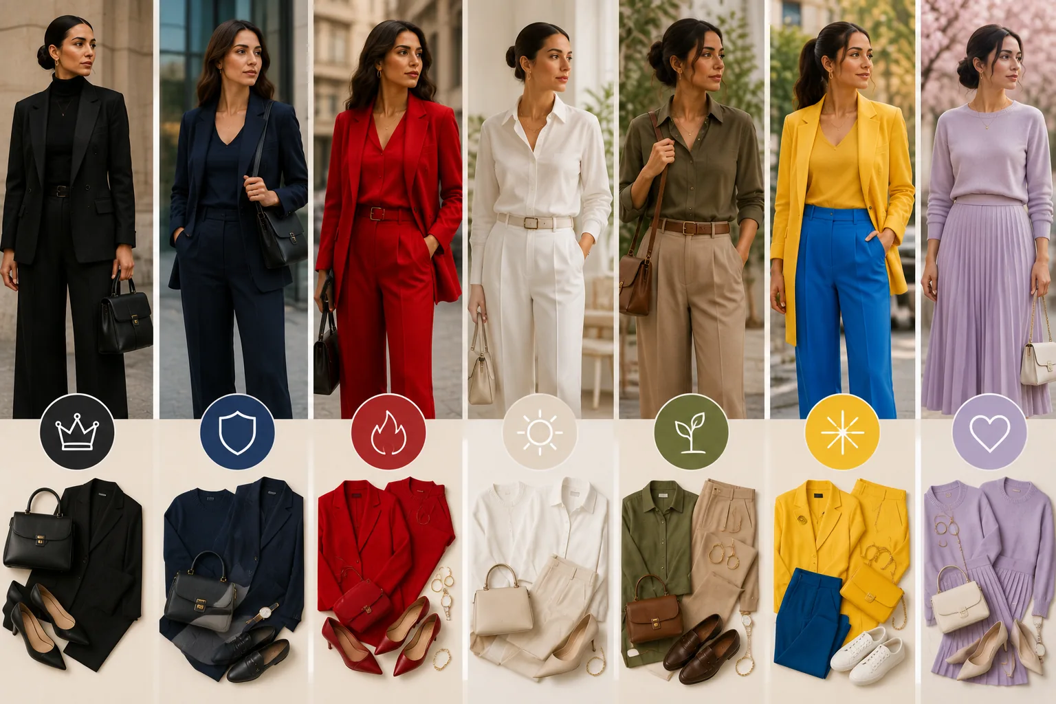 What do my outfit colours say about me