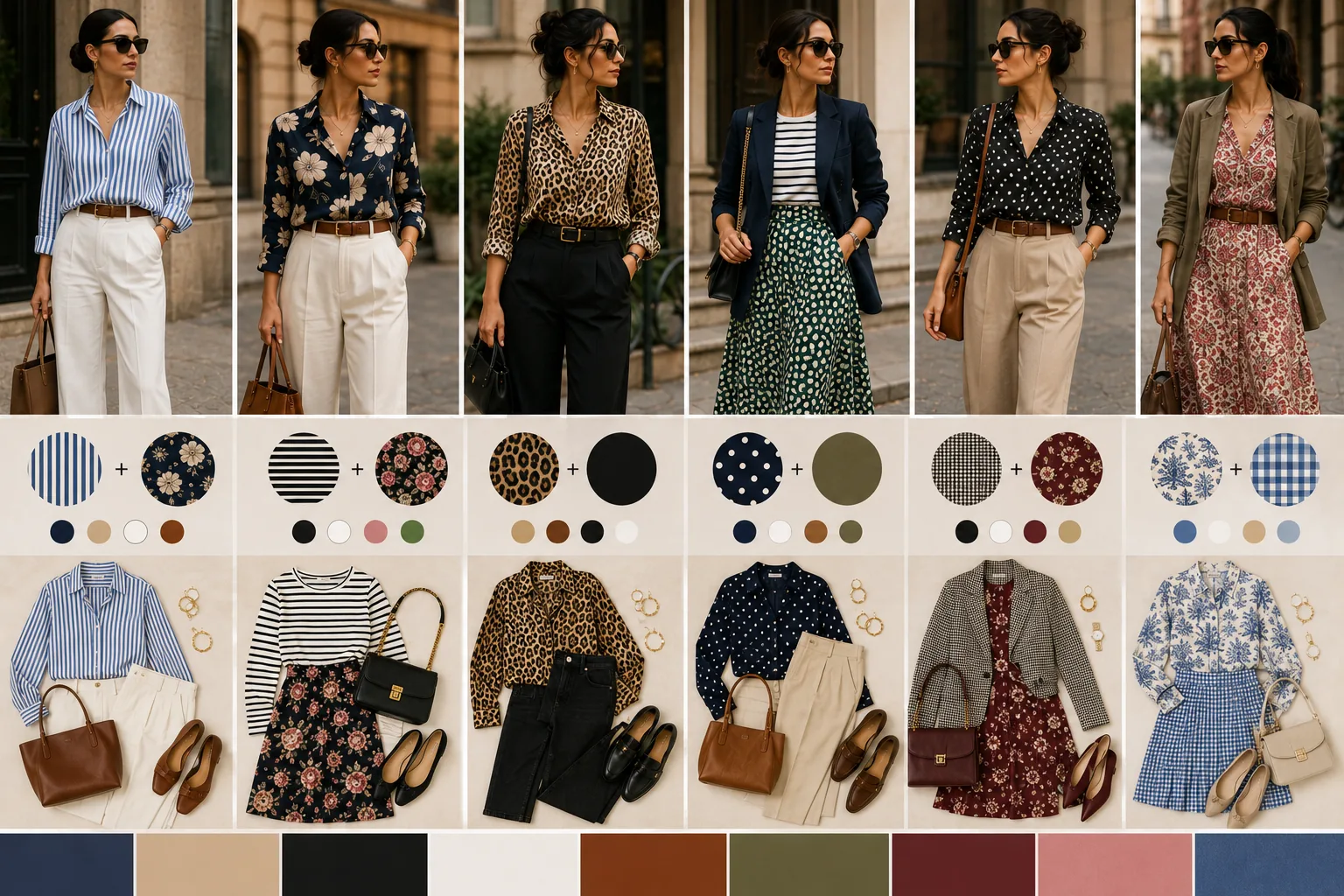 How do I mix prints and patterns