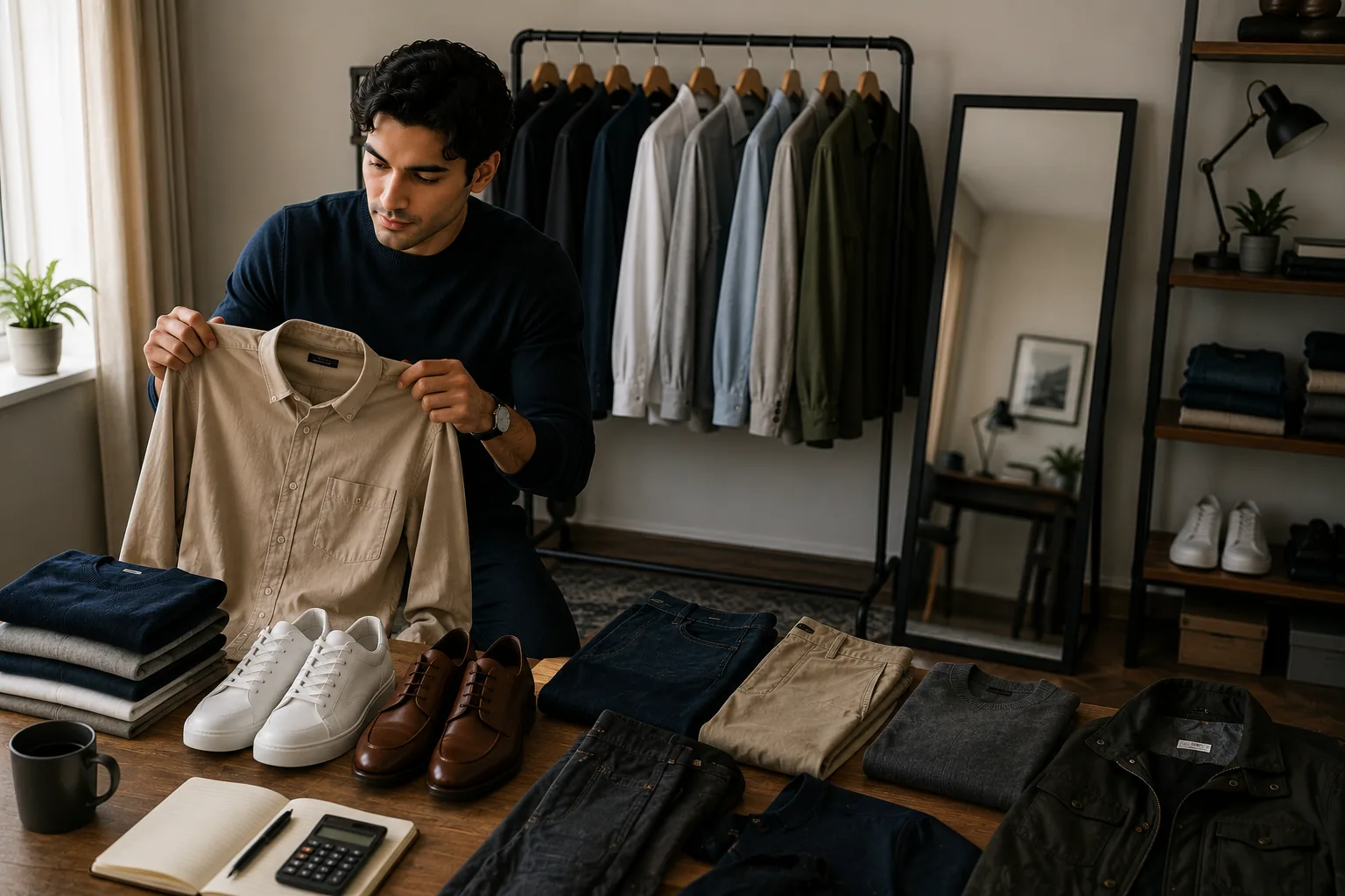 How can men dress well on a budget