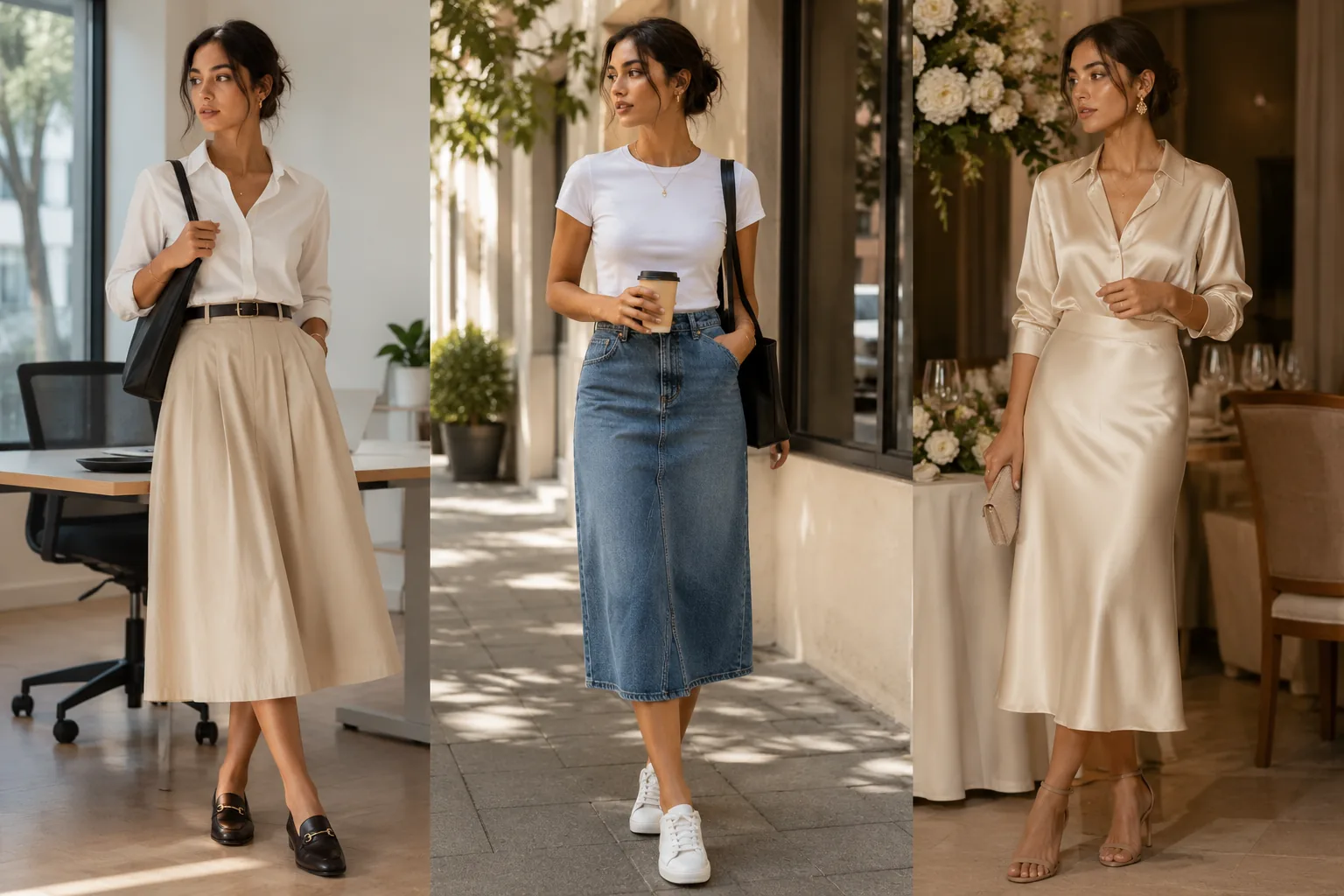 How do I style skirts for different occasions
